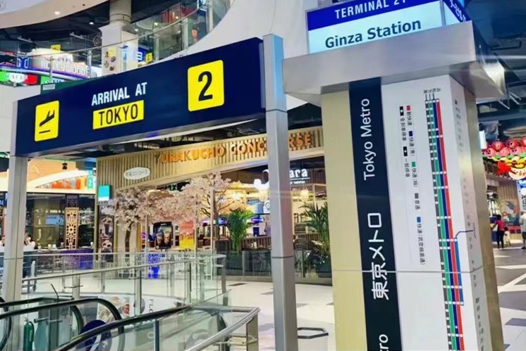 原來，好的標(biāo)識牌能讓你在商場里環(huán)游全世界